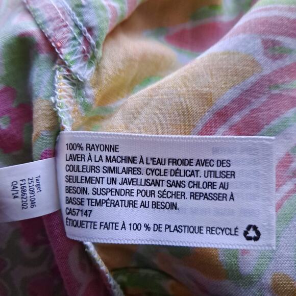 Lilly Pulitzer Challis Romper Sleeveless Floral Happy Place Yellow Women Size XS - Picture 16 of 16